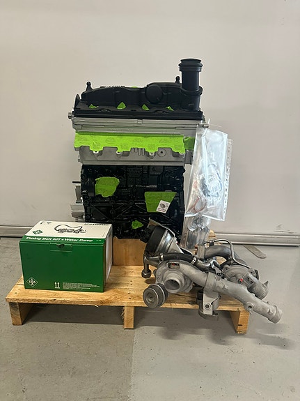 VW Transporter 2.0TDI Biturbo CFCA Täysin remontoitu moottori