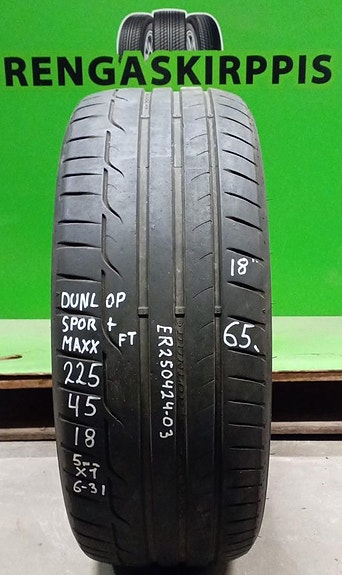 225/45R18 Dunlop Sport Maxx kesärengas