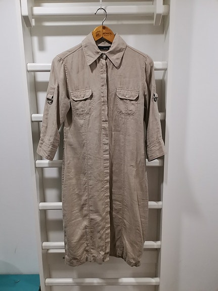 H&M Hennes pellavainen safarimekko 40