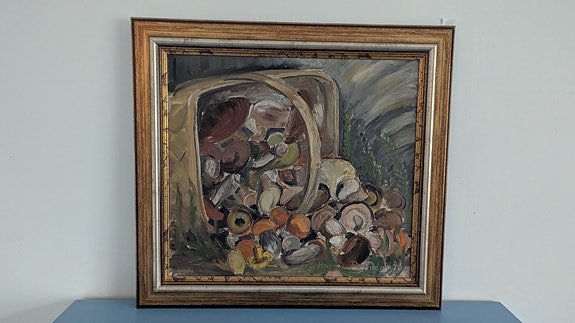 Helvi Harma-Pajunen - Signeerattu Öljyvärimaalaus (1948)