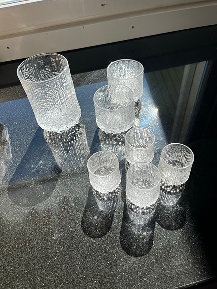 Iittala Ultima Thule juomalasit, kirkas