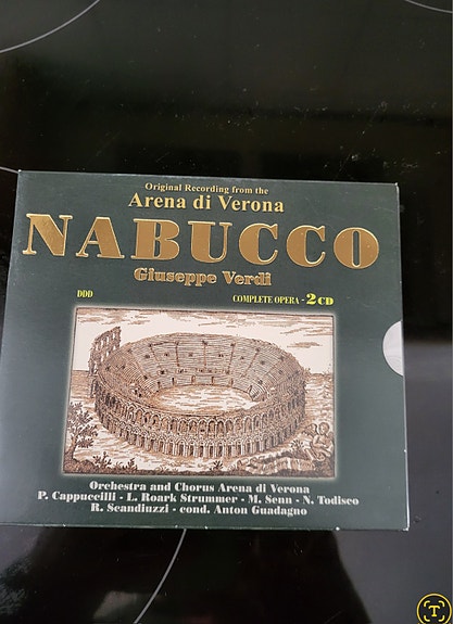 Giuseppe Verdi Nabucco & La Traviata ooppera 2CD-levyt