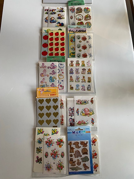 Vintage tarra arkit 20 kpl