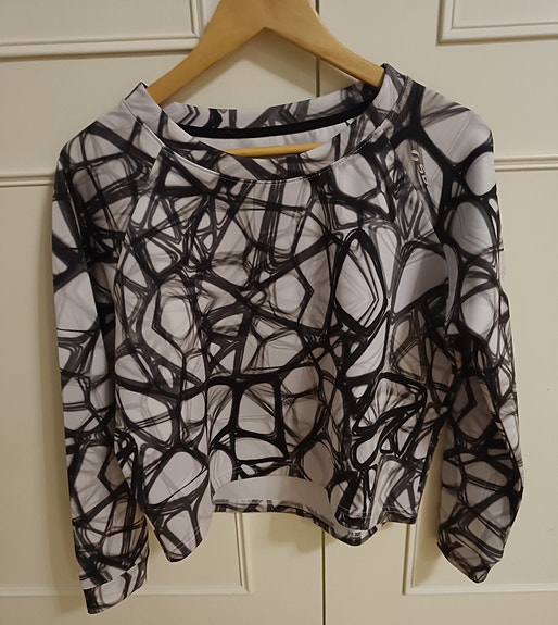 Pitkähihainen treenipaita, SOC, koko XS
