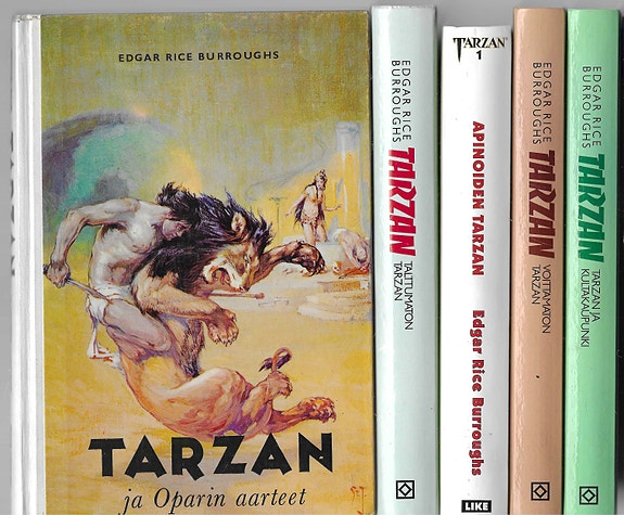 Edgar Rice Burroughs: Viisi Tarzan kirjaa.