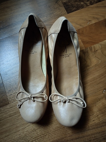 Wonders nudet ballerina-korkkarit 38