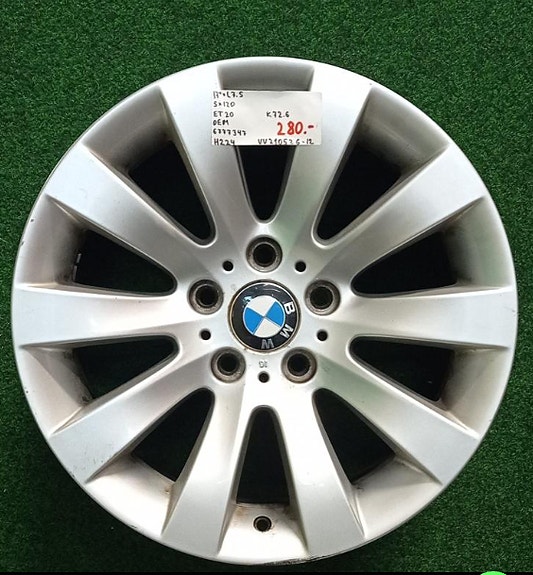 BMW OEM 17″ 5×120 ET20 KR72,6 L7,5″