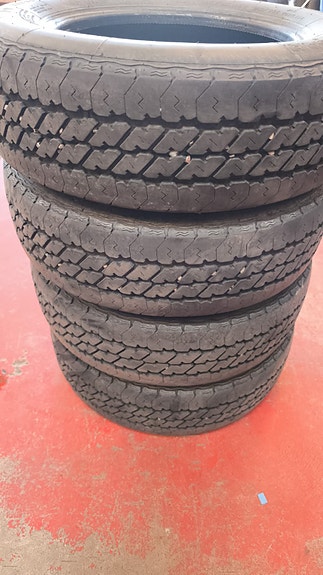 185/65R14C NANKANG kesärenkaat perävaunuun 4kpl käytetty (urasyvyys 7mm)