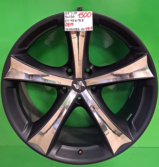 Oem Ajamattomat 22″ 5×130 ET45 KR71,6 L10″