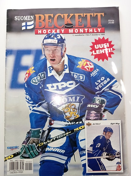 Ensimmäinen Suomessa julkaistu Beckett lehti v. 1995