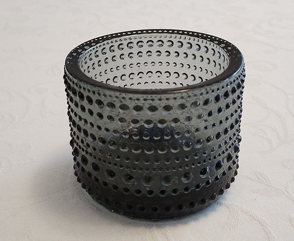 Iittala Kastehelmi-kynttilälyhty, harmaa