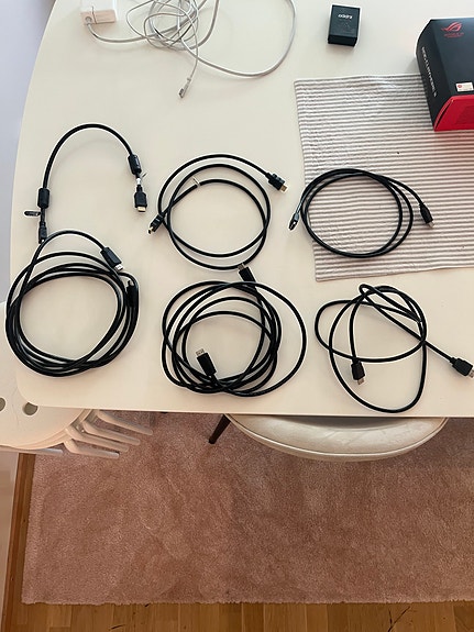 HDMI johtoja 6kpl