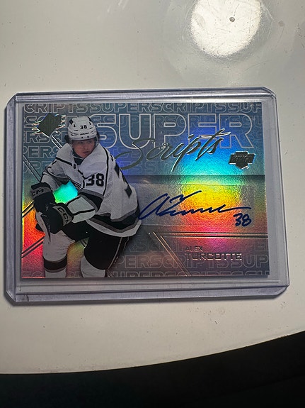 Upper Deck Super Scripts Alex Turcotte Los Angeles Kings