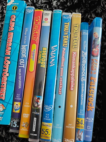 Lasten DVD-elokuvia