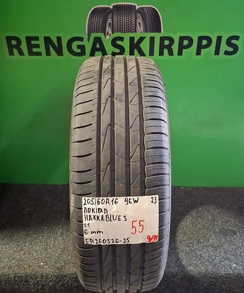 205/60R16 Nokian Hakka Blue 3 96W kesärengas