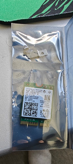Intel AX201NGW WLAN / Bluetooth -kortti