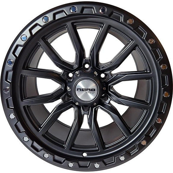 vanteet 18" Nano Y0156 Full Matt Black 10x18 6x139.7 ET-18  955 kg