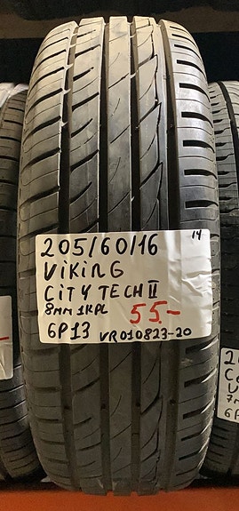 205/60R16 Viking CityTech II kesärengas