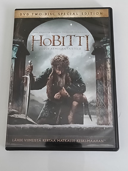 Hobitti Viiden armeijan taistelu DVD-elokuva