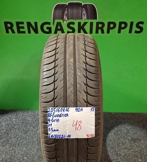 205/60R16 BFGoodrich G-Grip 92H kesärengas