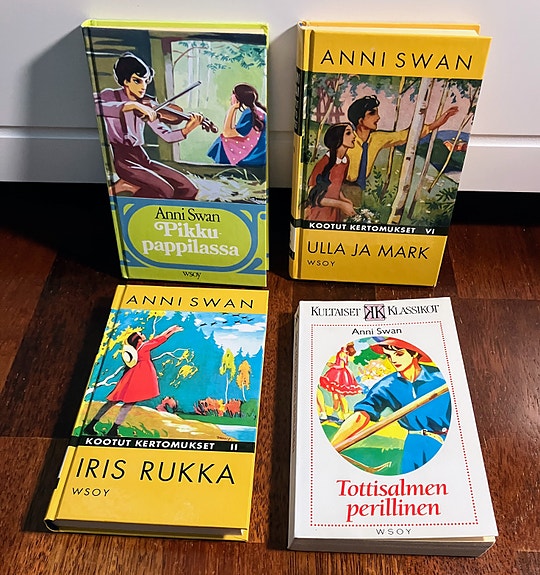 Tyttökirja 4x Anni Swan mm Iris rukka + Tottisalmen perillinen