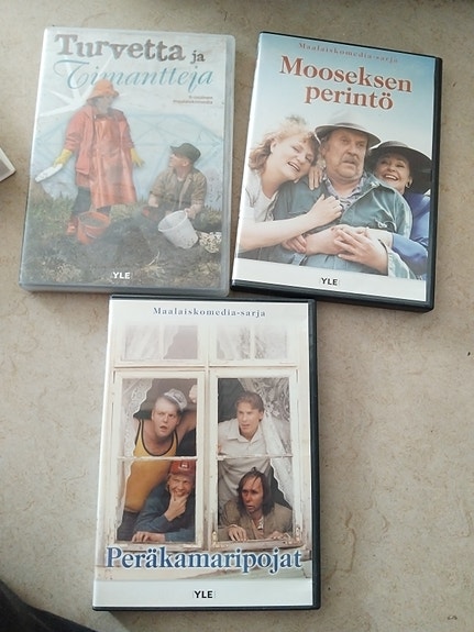 YLE DVD-paketti –  Turvetta ja timantteja, Mooseksen perintö ja peräkamaripojat