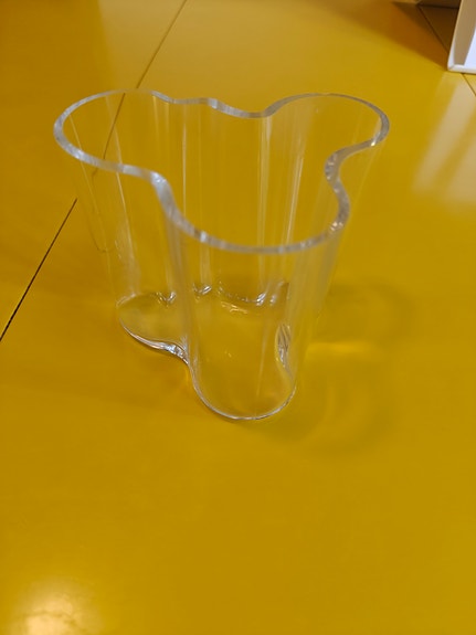 Iittala Alvar Aalto maljakko 95 mm, kirkas