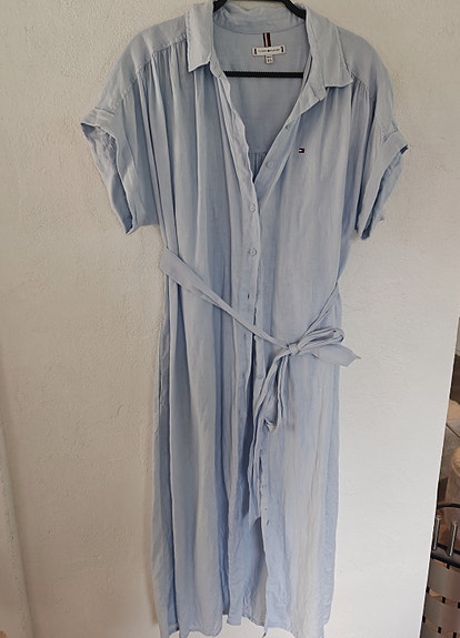 Tommy Hilfiger Curve Belted Midi Dress pellavamekko, 48