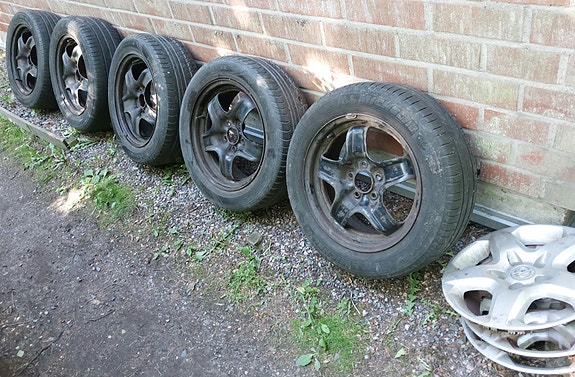 5 kpl Opel muotopeltivanteet 16"