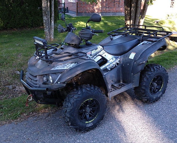 TGB Blade 550i, T kortilla ajettava