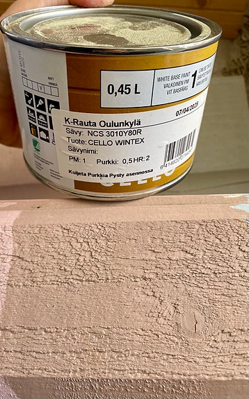 Ulkomaali 0,45L, ruskea