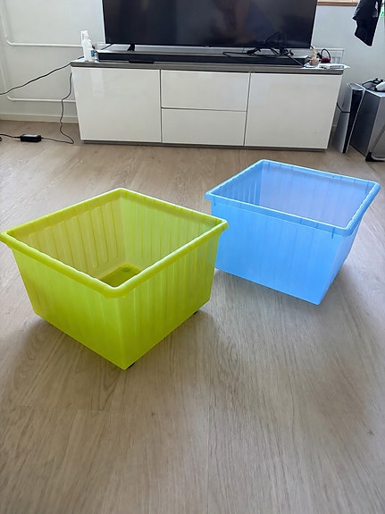 Ikea vessla lelulaatikot pyörillä 2 kpl