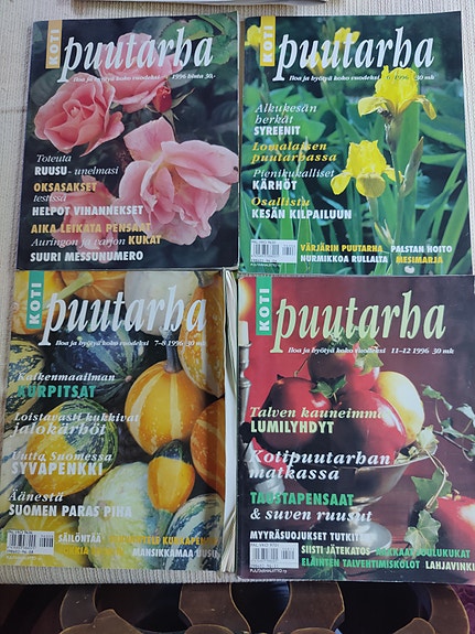Koti puutarha - lehdet 4 kpl