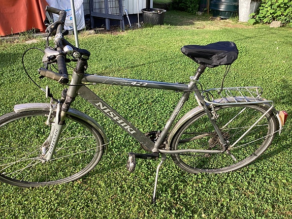 Nishiki miesten hybridipyörä harmaa