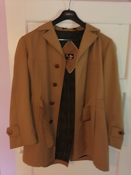 Miesten vintage trenssi