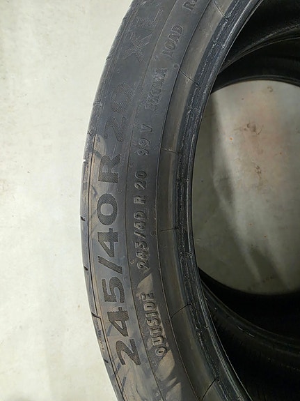 Continental sportcontact 245/40/20 XL