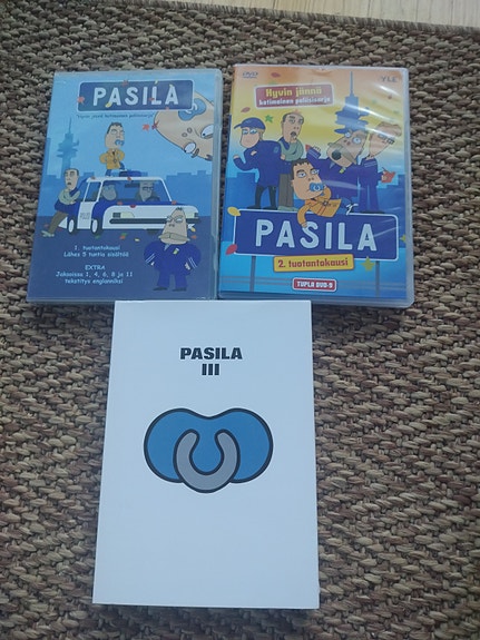 Pasila DVD:t 1+ 2 kautta + Pasila III