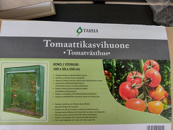 Tarha tomaattikasvihuone 100 x 50 x 150 cm