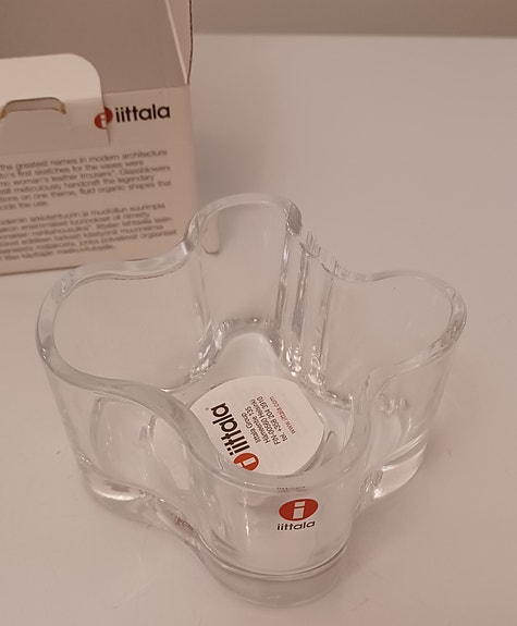 Iittala Aalto kynttilälyhty kirkas lasi