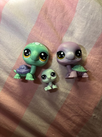 Littlest Pet Shop kilpikonnat figuurit
