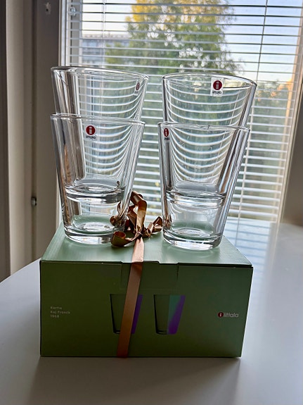 Iittala kartio juomalasit 40cl
