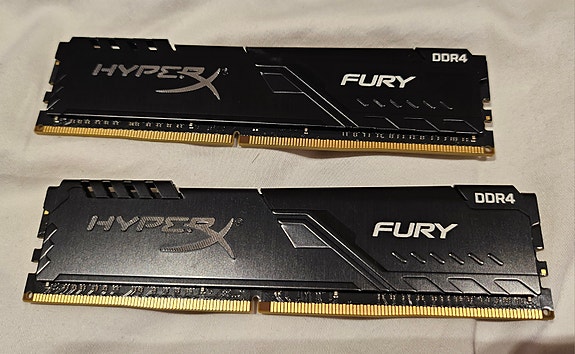 HyperX Fury DDR4 RAM-muistit 32GB (2x16GB) 3200MHz Cl16 | Tori