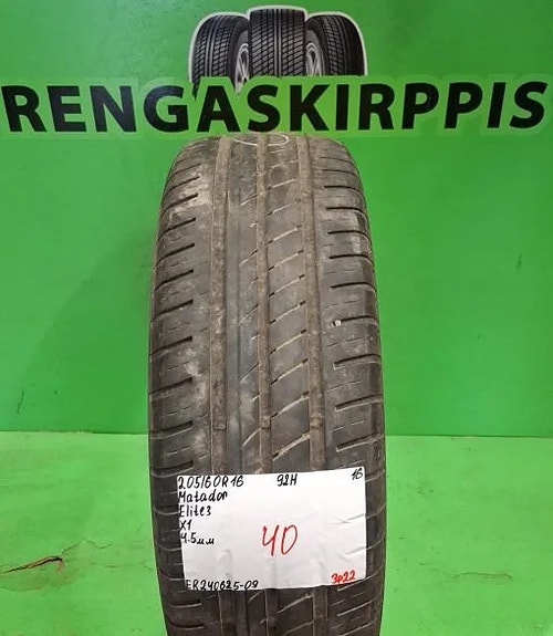 205/60R16 Matador Elite 3 92H kesärengas