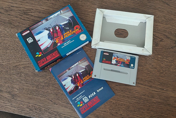 Super Nintendo F1 poleposition peli