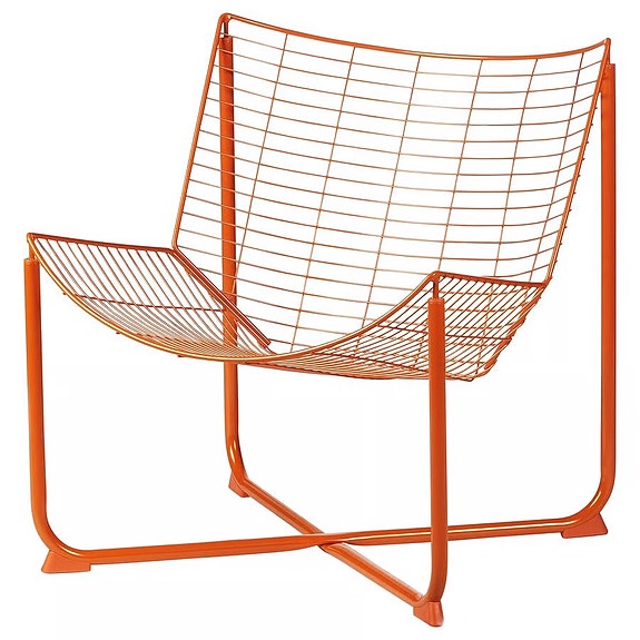 O: IKEA Skålboda nojatuoli, oranssi