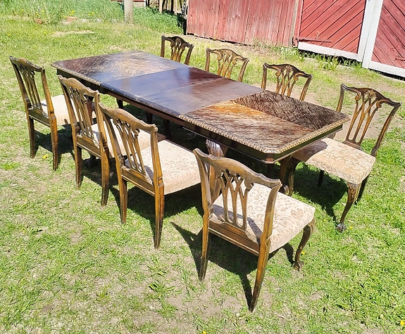 Chippendale pöytäryhmä