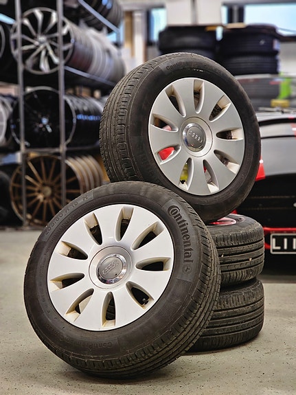 16" oem AUDI vanteet hyvillä renkailla