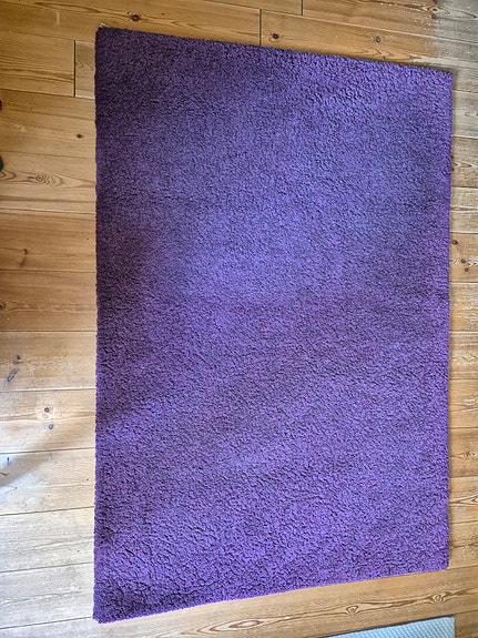 IKEA Ådum liila nukkamatto 133x195 cm