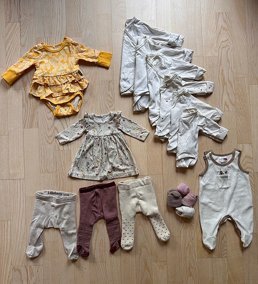 Vauvan vaatesetti koko 50-56 (Reima, Name it, Finlayson…)