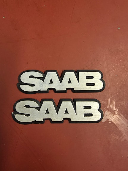 Saab logot 2kpl
